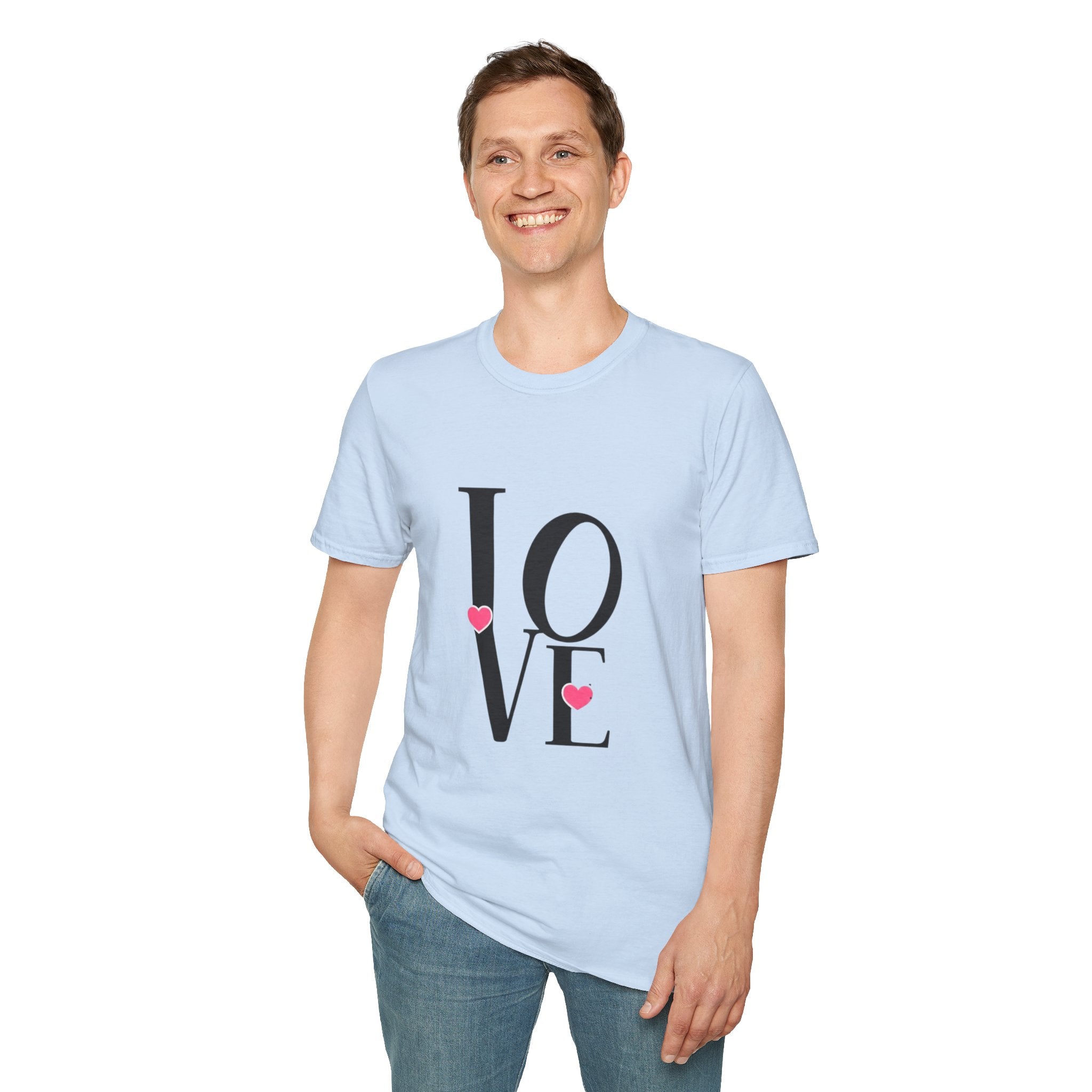 LOVE Heart Graphic T-Shirt — Romantic Valentine's Day Tee