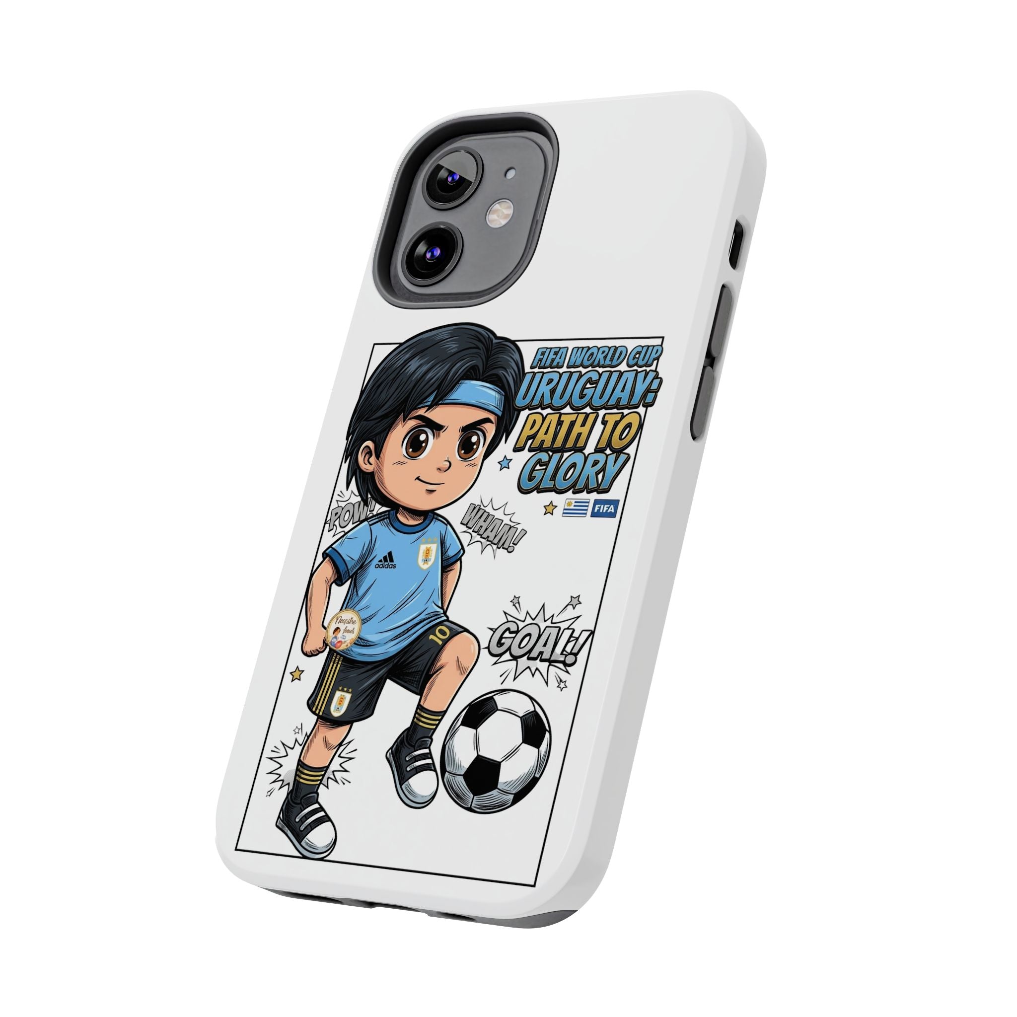 Uruguay Soccer Phone Case — Path to Glory "Goal!" Design