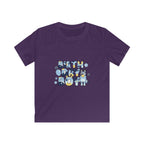 Kids Tee — Cute Blue "Birthday Boy" Bubble Letter Shirt