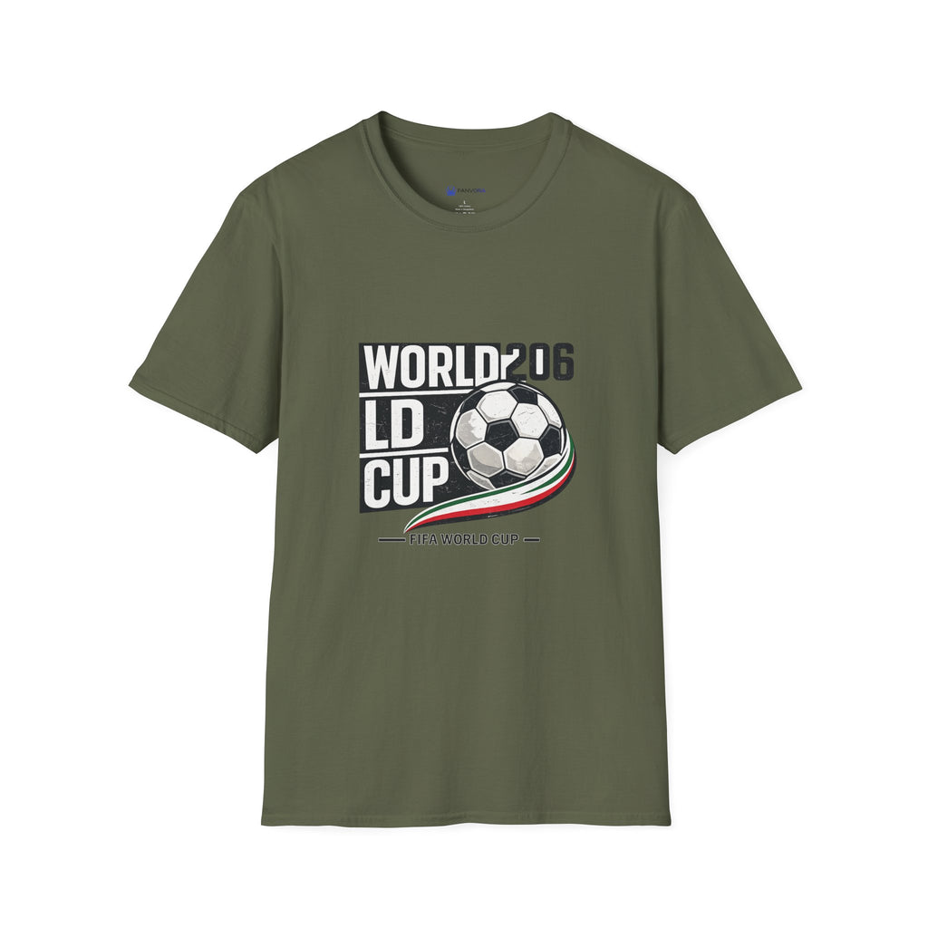 World 206 LD Cup Soccer T-Shirt — soccer Graphic Tee