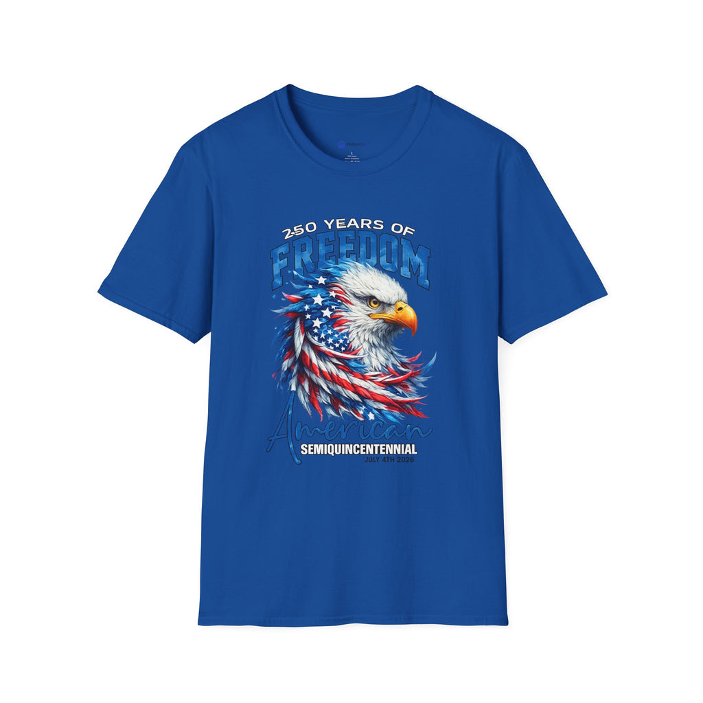 Freedom Eagle T‑Shirt — 250 Years of American Pride
