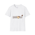 Cat Meow T-Shirt — Cute Cartoon Kitty Graphic Tee