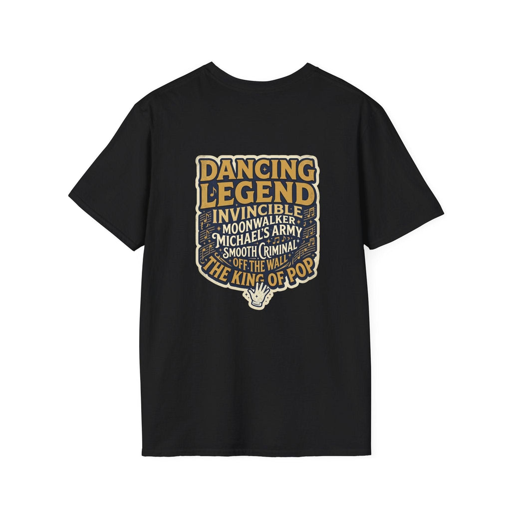 Dancing Legend T-Shirt — "The King of Pop" Retro Michael Tribute.