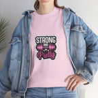 Strong and Pretty Tee — 'Strong and Pretty' Fitness Graphic T-Shirt