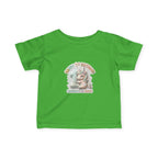 Infant Tee — 'Happy 1st Birthday' Pastel Unicorn Celebrate & Share