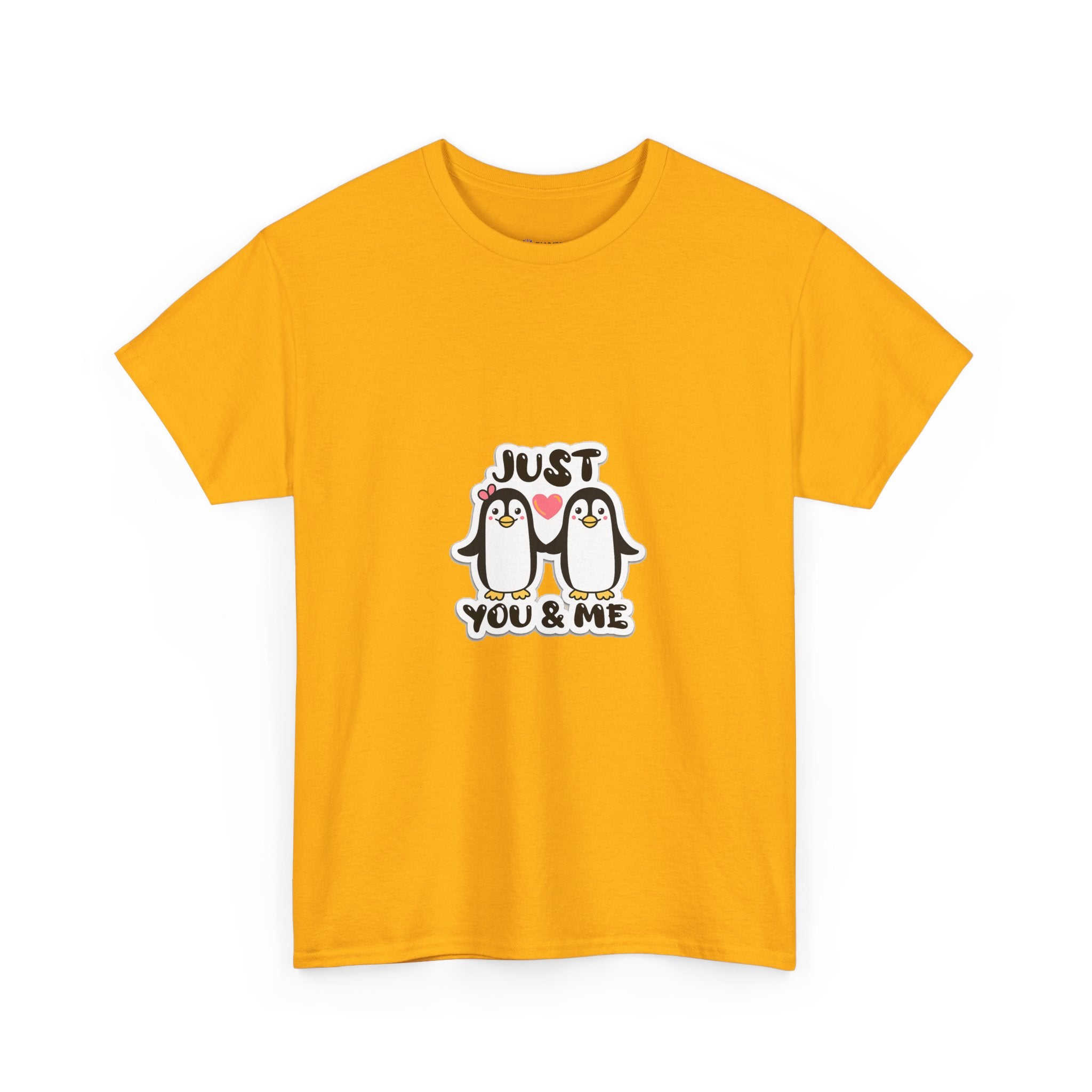 Just You & Me Penguin Tee — Cute Couples Graphic T-Shirt