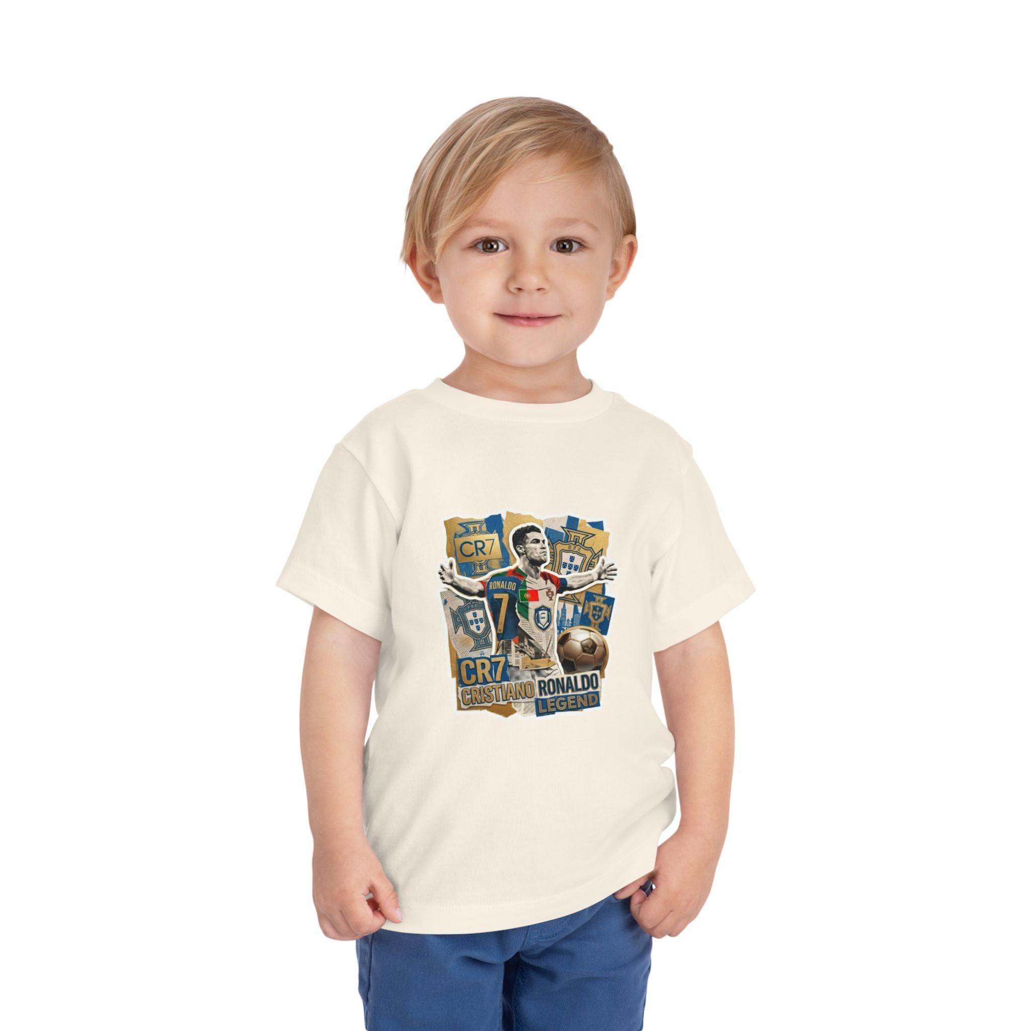 CR7 Fan Inspired Toddler Soccer T‑Shirt — Kids Football Fan Tee.