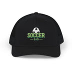 Soccer Dad Trucker cap– Embroidered Ball Design Snapback Cap.
