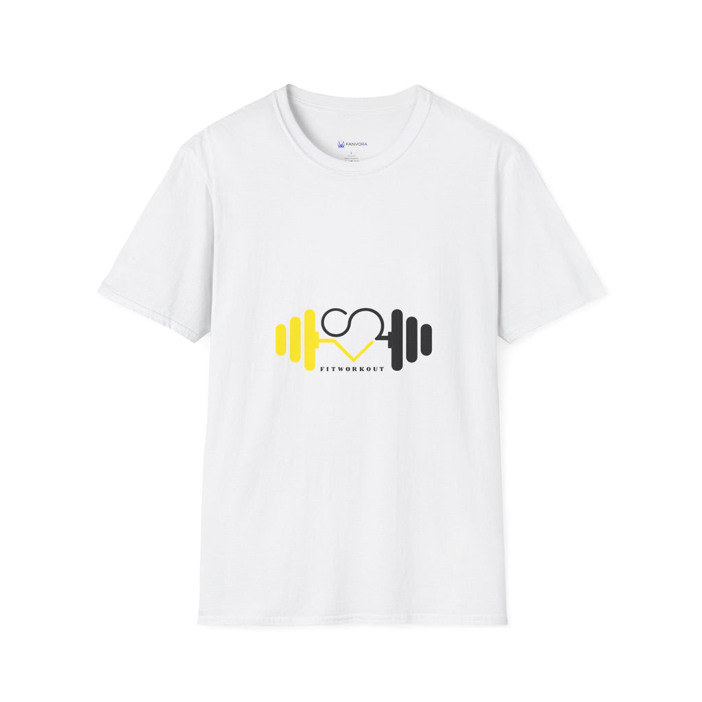 Weightlifting Heart Barbell T-Shirt — Fitness Gym Crusher Tee