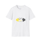 Weightlifting Heart Barbell T-Shirt — Fitness Gym Crusher Tee