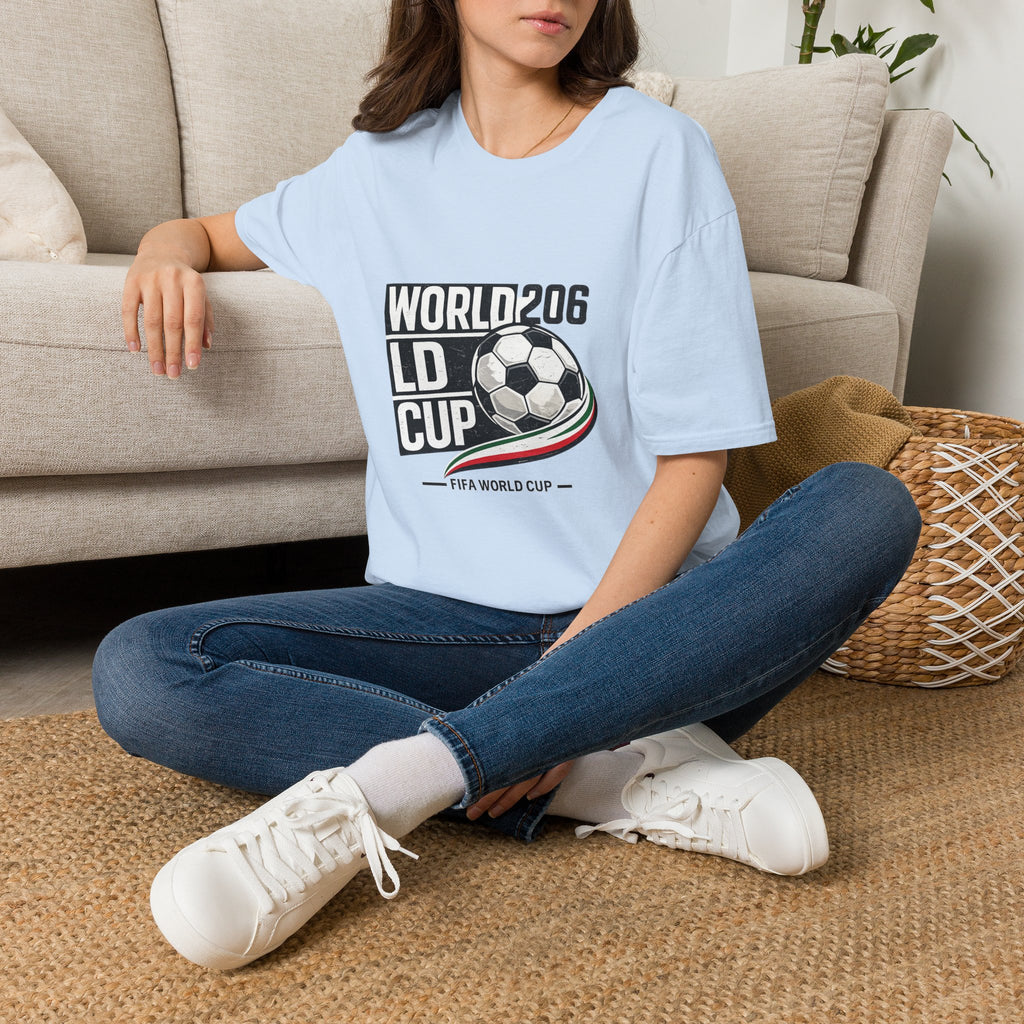 World 206 LD Cup Soccer T-Shirt — soccer Graphic Tee