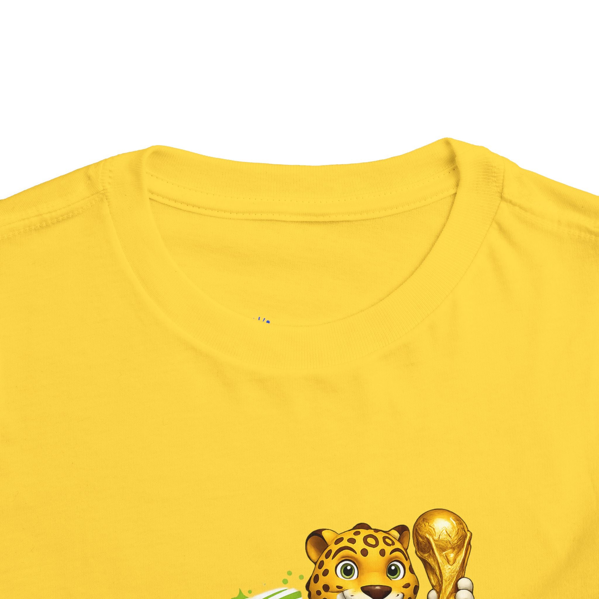 Soccer cup 2026 Toddler Soccer Tee — Cute Tiger Mascot Trophy Design