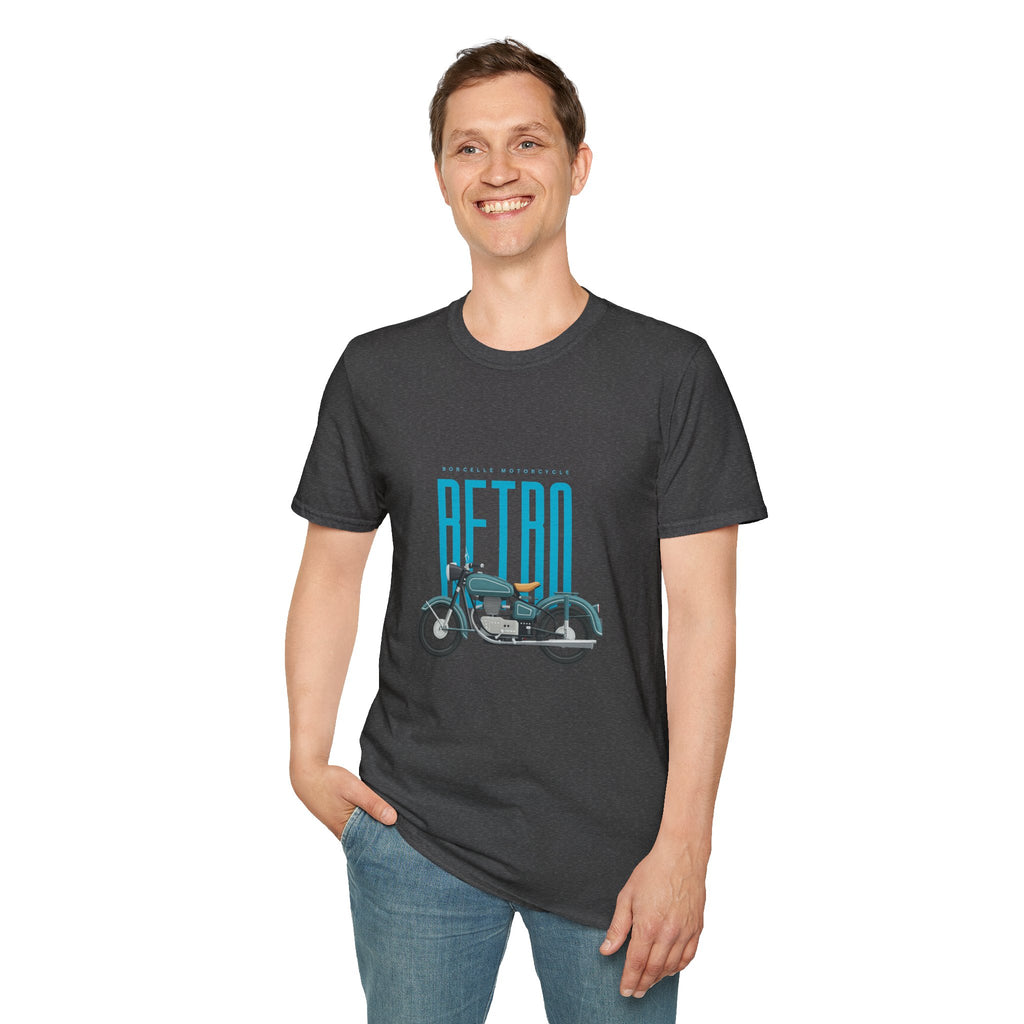 Retro Motorcycle T-Shirt — Vintage Bike Graphic Tee