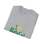 Brazil Soccer T-Shirt — I  Brazil Football Fan Tee