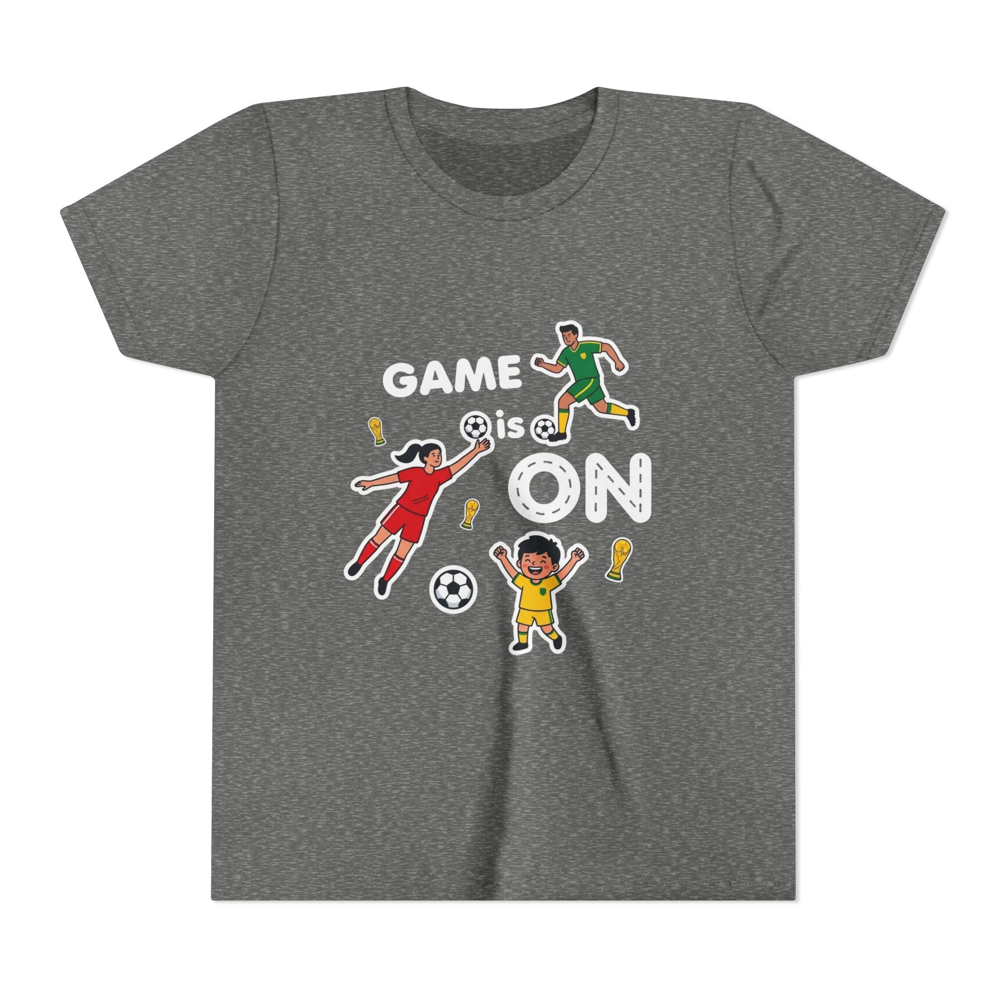 Kids Soccer Players T-Shirt 2026— Youth Football Team Tee