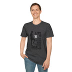 Soccer T-Shirt — "Life Is Like Soccer, You Need Goals" Athletic Tee