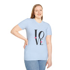 LOVE Heart Graphic T-Shirt — Romantic Valentine's Day Tee