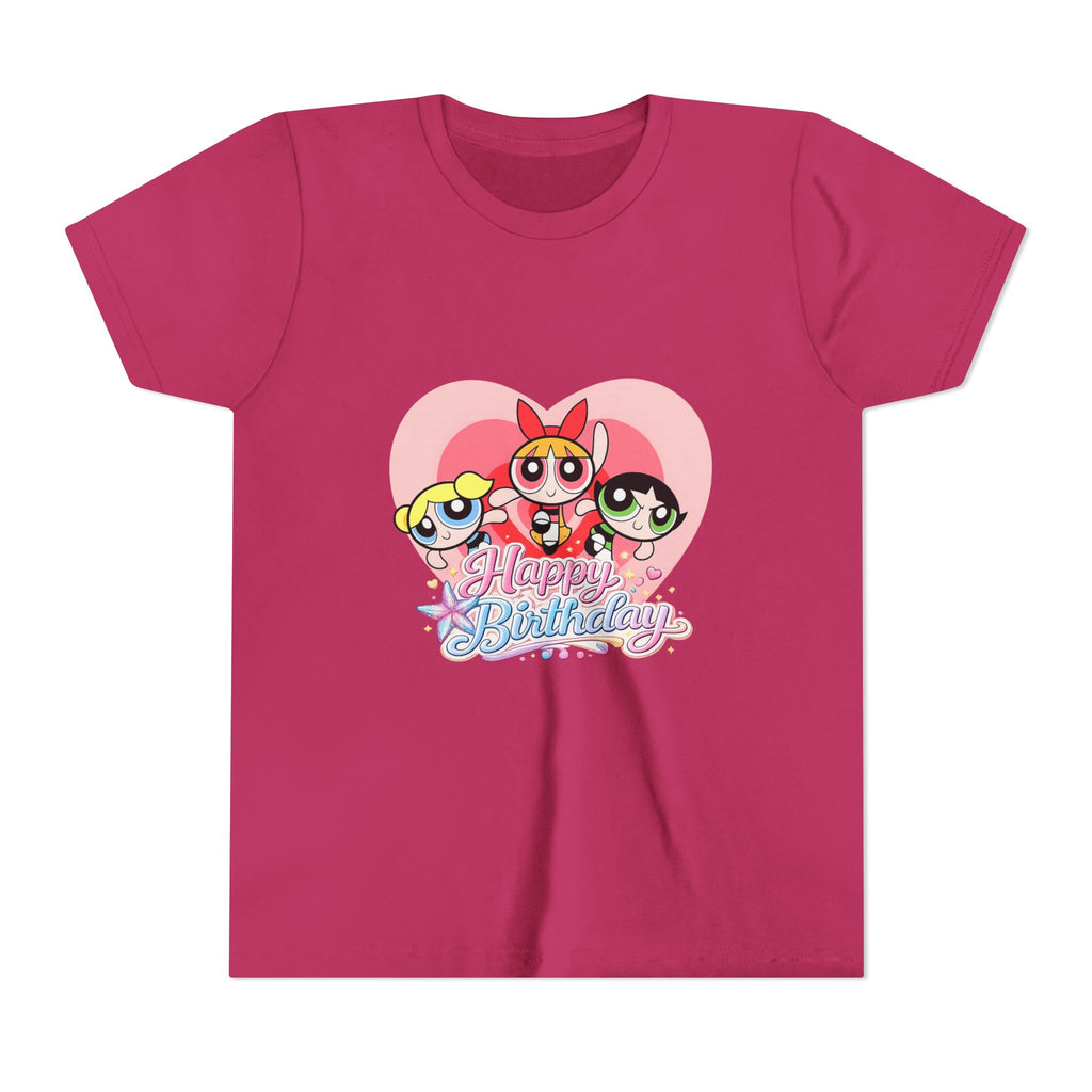 Powerpuff Girls "Happy Birthday" Youth Tee