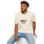 T-Shirt — Pixel Heart "You Have One Life" Graphic Tee