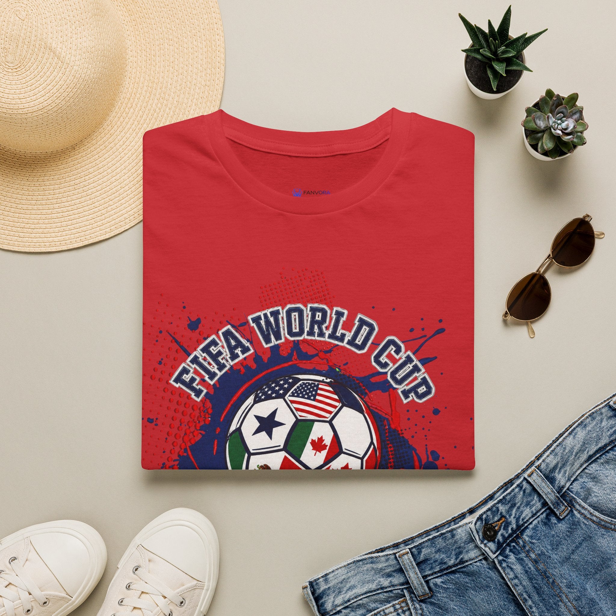 Soccer cup 2026 Tee — USA Canada Mexico Championship Design