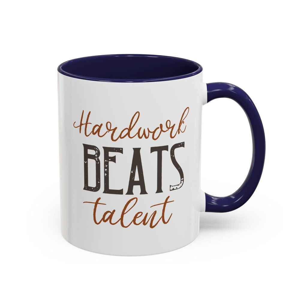 Inspirational "Creativity Never Goes Out of Style" Accent Coffee Mug (Black Handle).