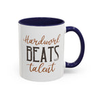 Inspirational "Creativity Never Goes Out of Style" Accent Coffee Mug (Black Handle).