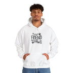 My Best Friend Has Paws Hoodie — Cute Paw Print Pet Lover Sweatshirt