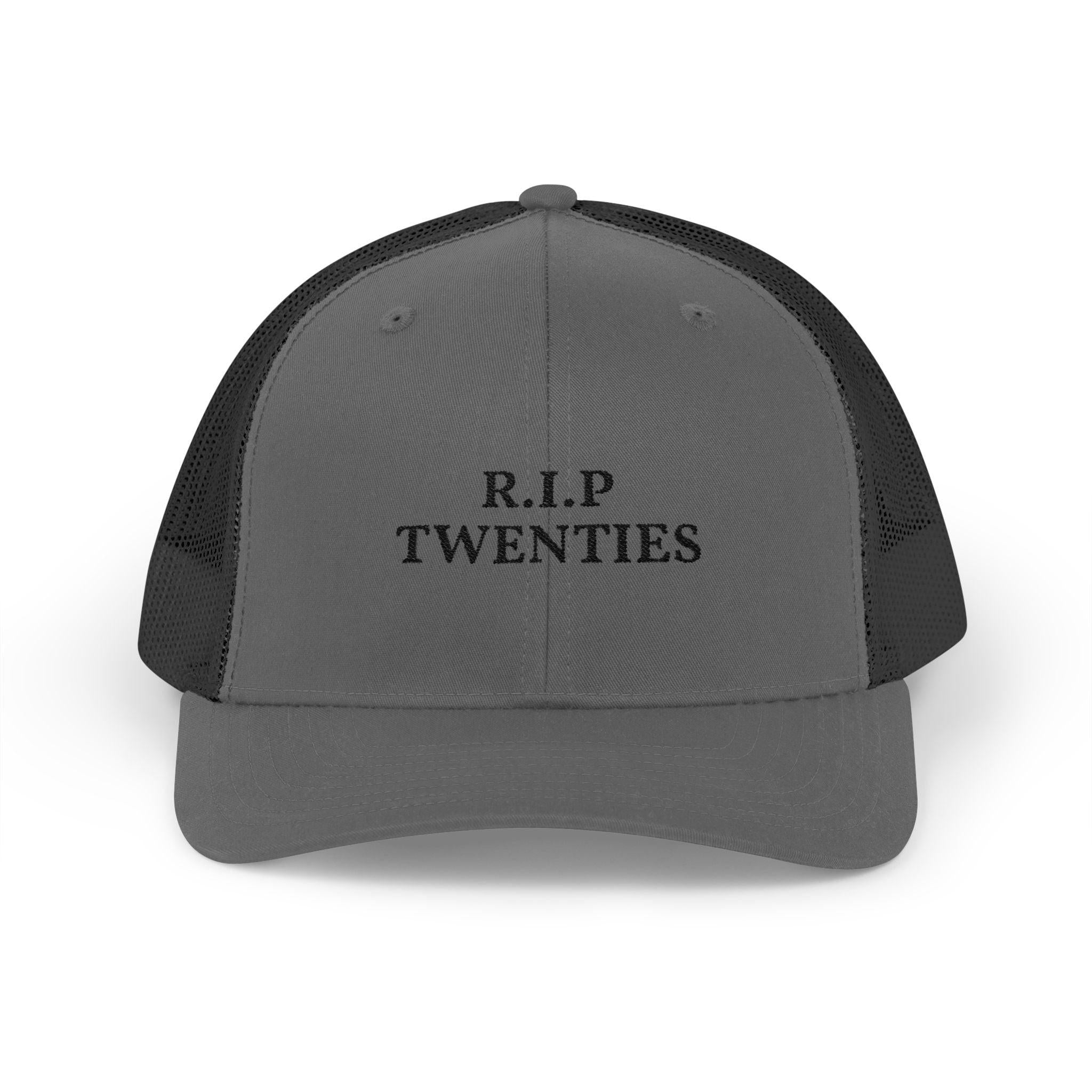 R.I.P. Twenties embroidered trucker cap