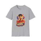 Soccer Player Portrait T-Shirt — 'Spain Legend' Watercolor Graphic Tee