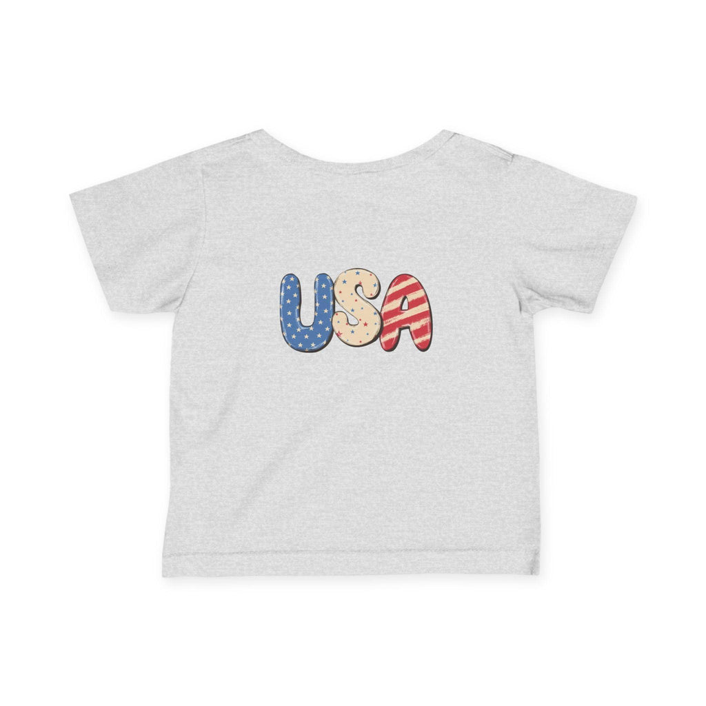 Infant 4th of July Tee — Cute USA Baby Patriotic Shirt.