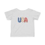 Infant 4th of July Tee — Cute USA Baby Patriotic Shirt.