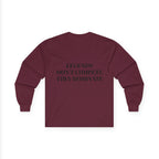 Long Sleeve Football Shirt – World Cup 2026 Fan Tee "Calm Dangerous Genius".