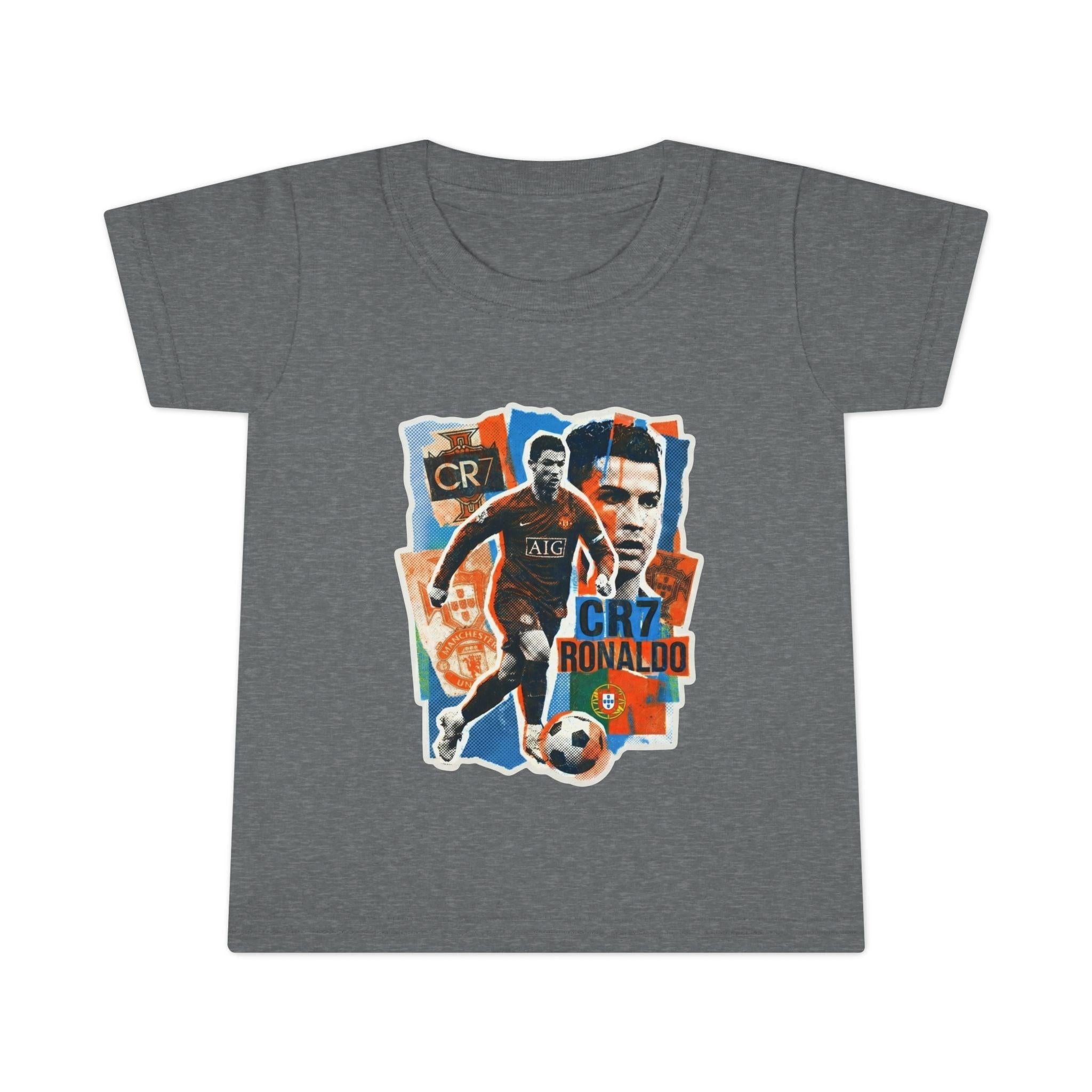 Toddler Soccer Player Graphic Tee — CR7Fan Design.