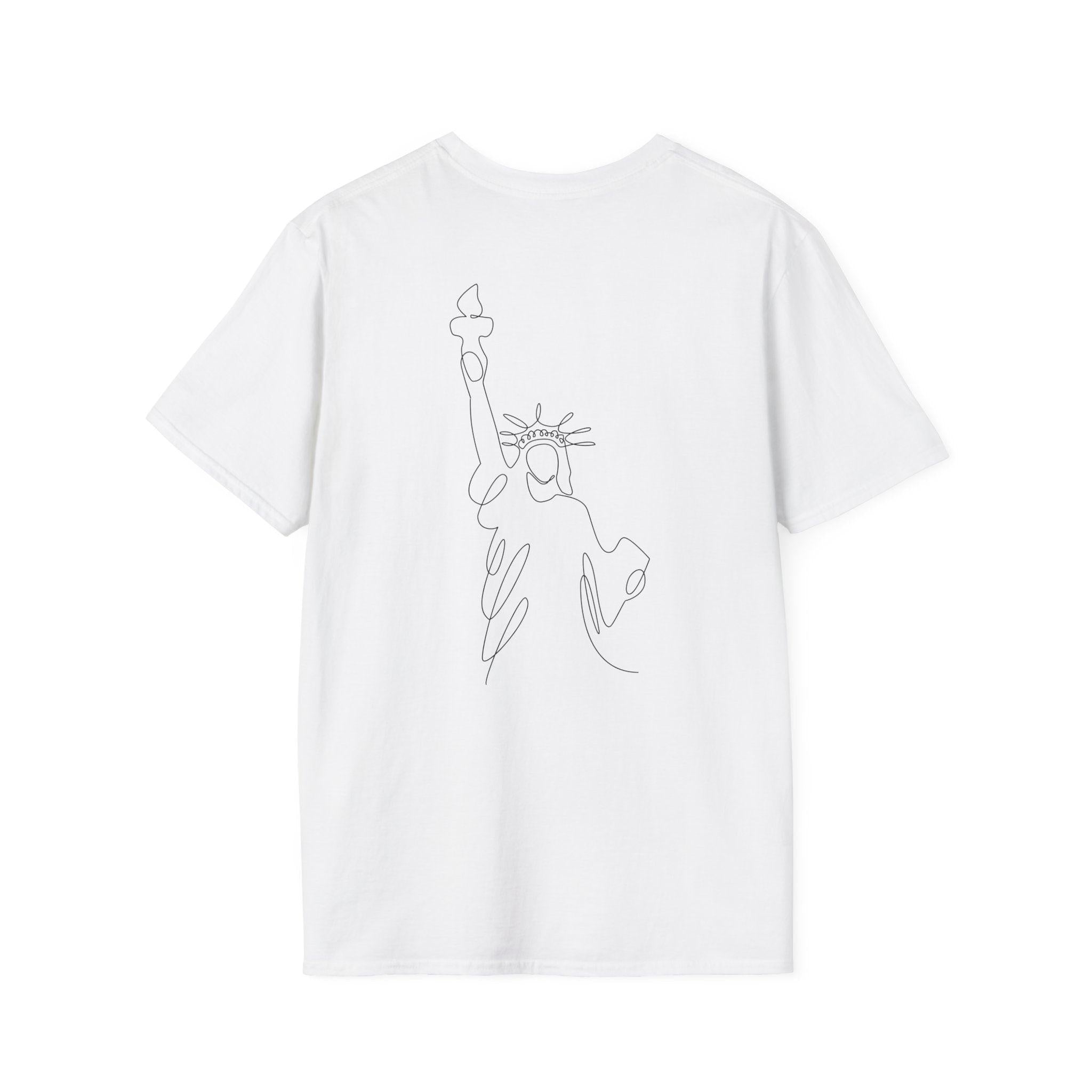 Wine themed red white blue graphic tee