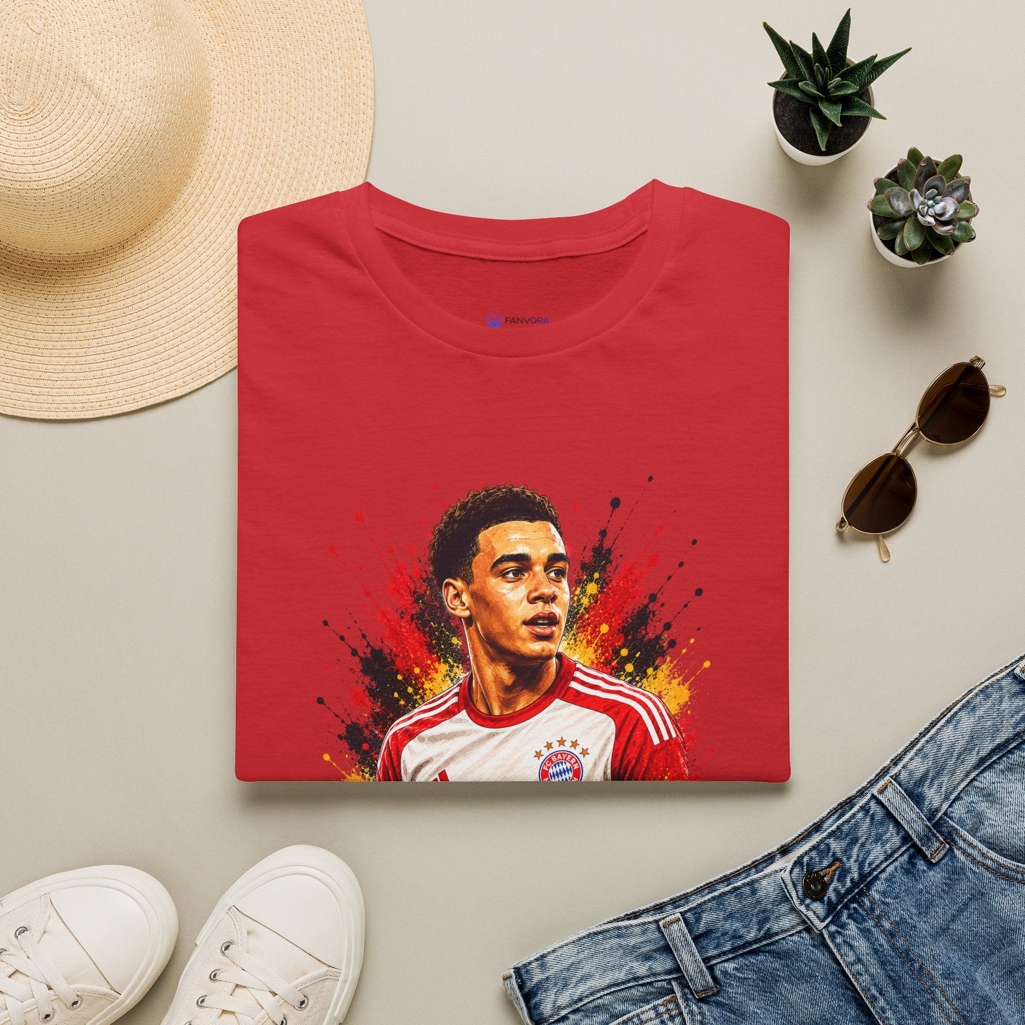 Soccer Player Jersey T-Shirt — Germany Legend Portrait Graphic Tee