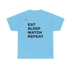 World Cup 2026 Energy Soccer Tee — "EAT SLEEP WATCH REPEAT" Fans Inspired.