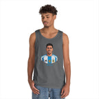 "I am Here to Stay" Argentina Soccer Star Tank Top — Jersey Portrait World Cup 2026.