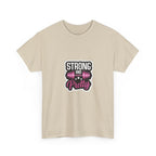 Strong and Pretty Tee — 'Strong and Pretty' Fitness Graphic T-Shirt