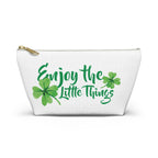 Enjoy the little things inspirational travel pouch