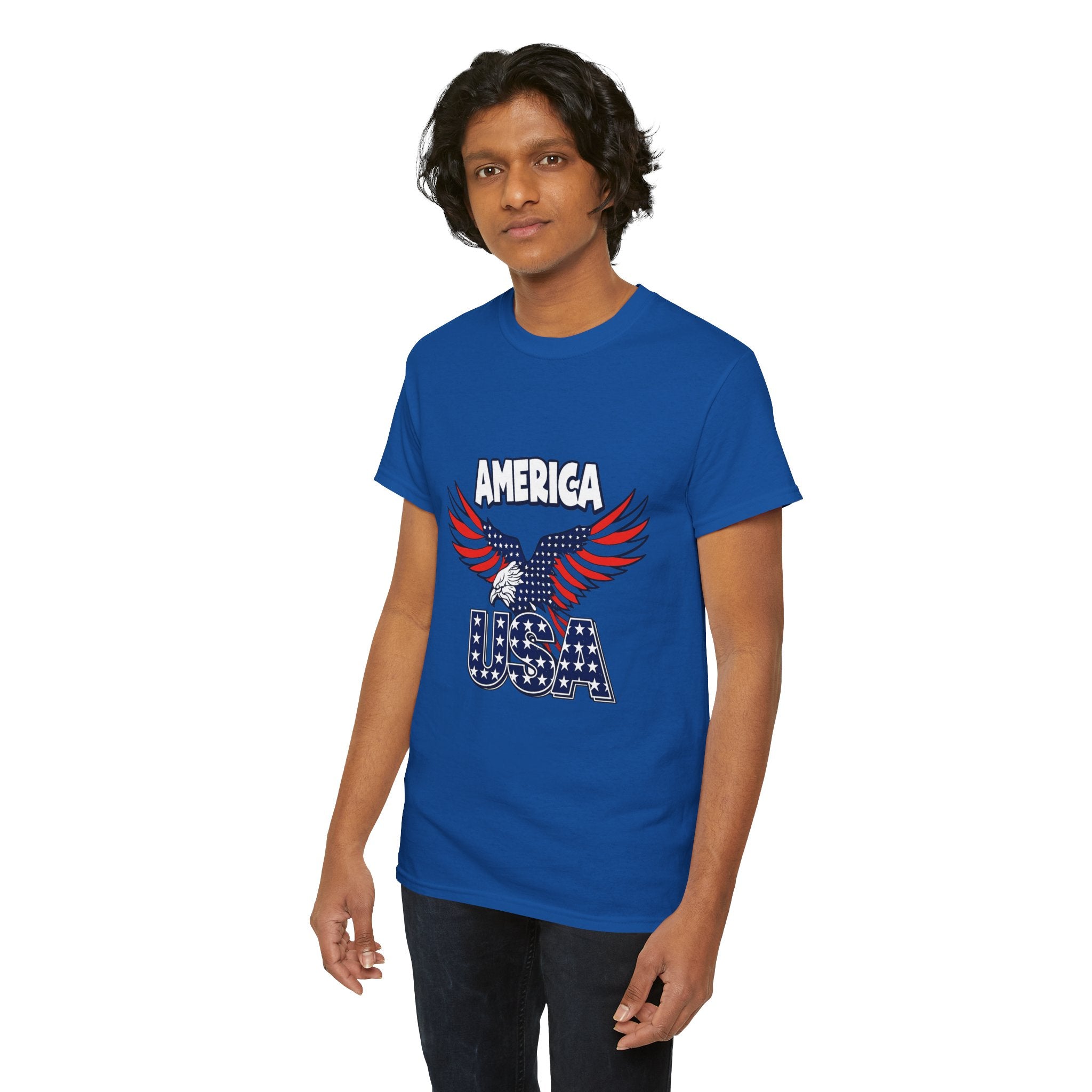 USA Eagle T-Shirt – America Patriotic Graphic Tee for 4th of July