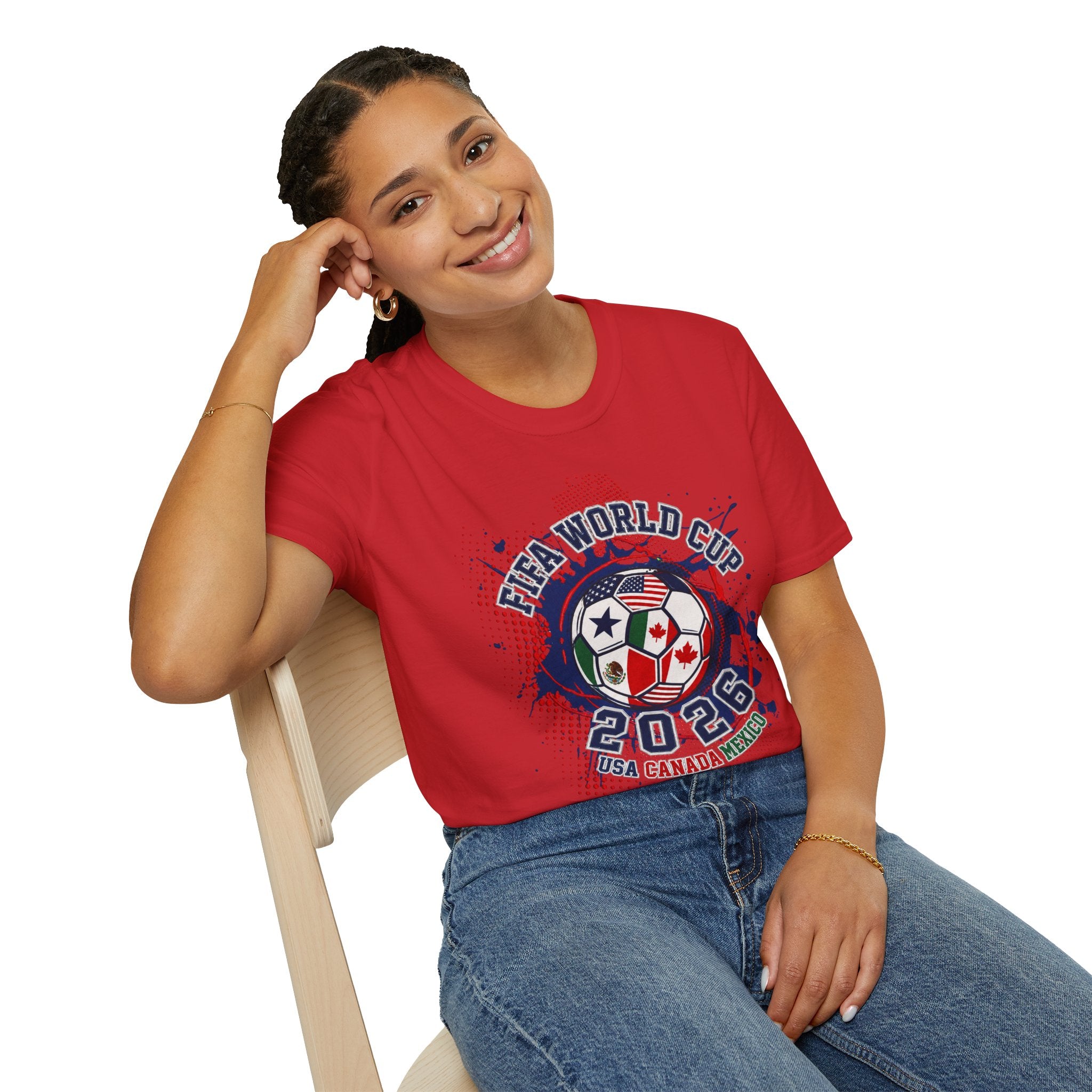 Soccer cup 2026 Tee — USA Canada Mexico Championship Design