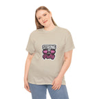 Strong and Pretty Tee — 'Strong and Pretty' Fitness Graphic T-Shirt