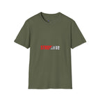 Stronger Split-Text Graphic T-Shirt — Inspirational 'STRONGER' Fitness Tee