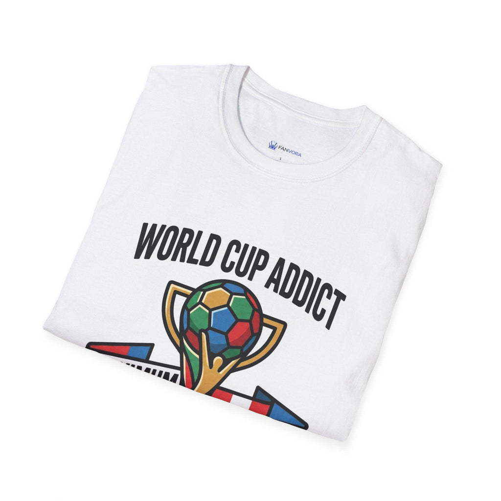 Unisex - World Cup Addict T-Shirt - "Maximum Fan Mode Activated" 2026 USA Mexico Canada Soccer Tee.