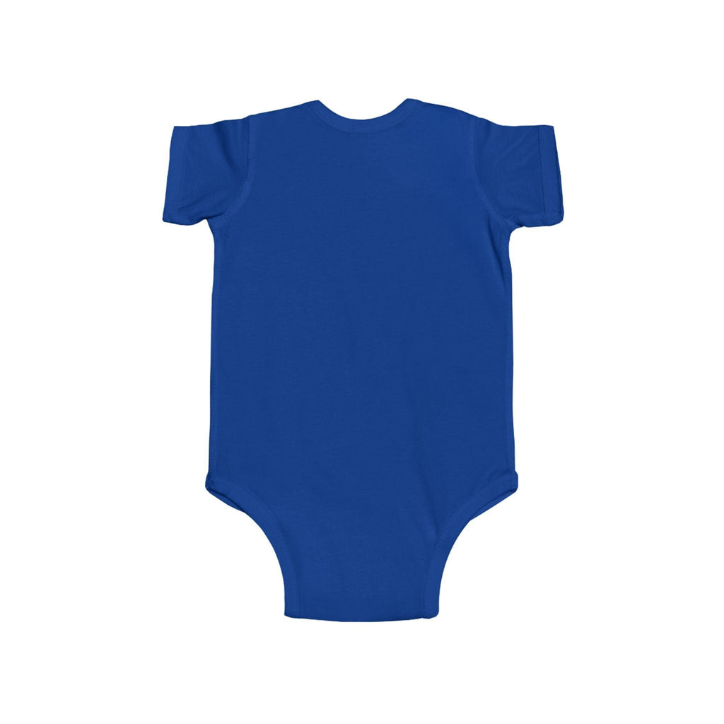 Too Cute to Care Unicorn Baby Bodysuit — Infant Onesie with Playful Pink Graphic.