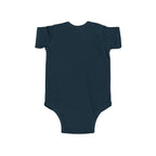 Too Cute to Care Unicorn Baby Bodysuit — Infant Onesie with Playful Pink Graphic.