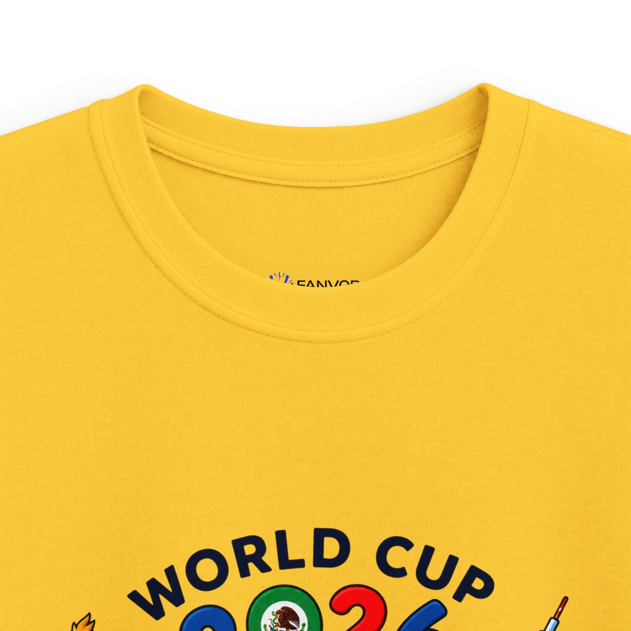 Kids Tee -  America Soccer Mascot & Landmarks