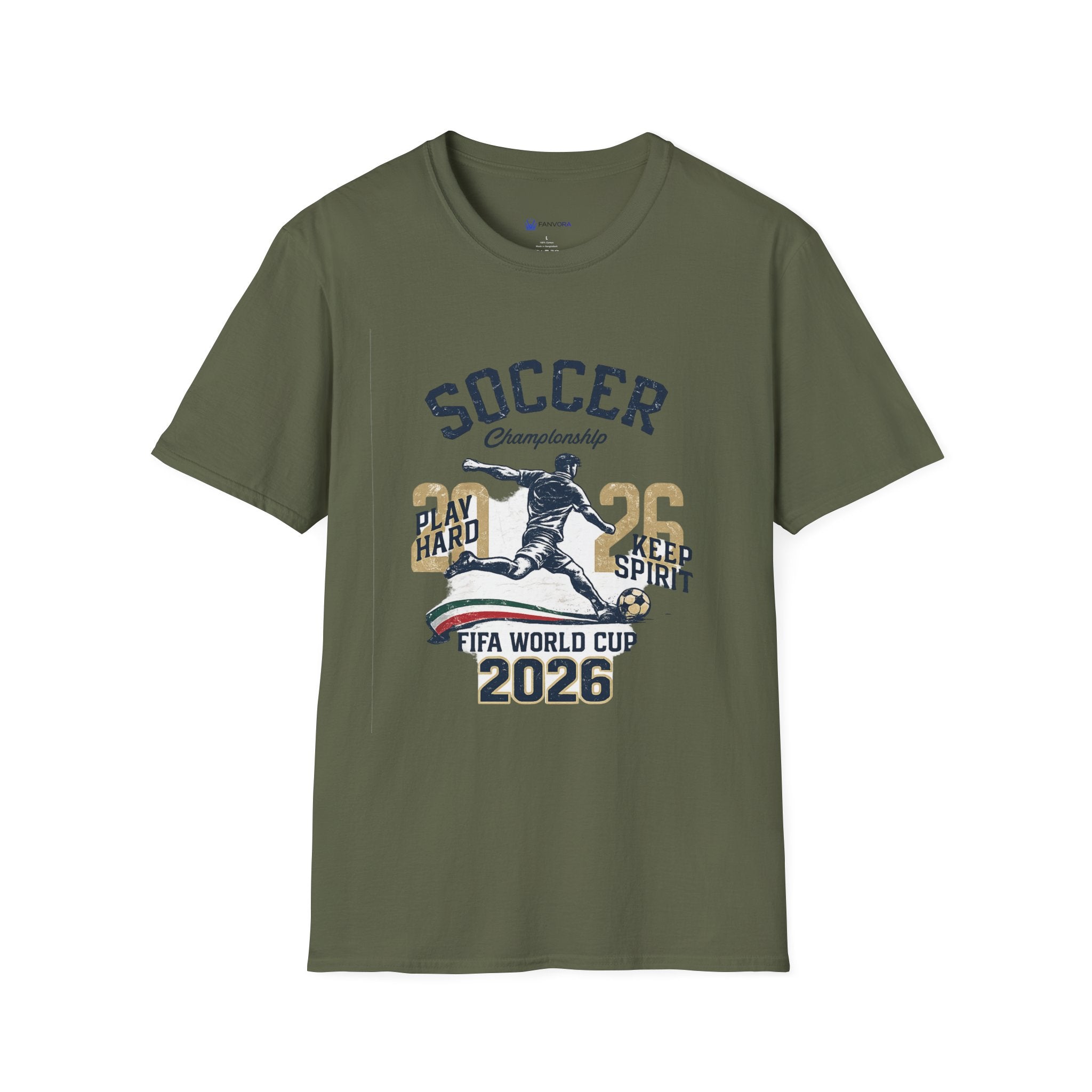 Soccer Championship 2026 T-Shirt —  Play Hard Soccer Tee