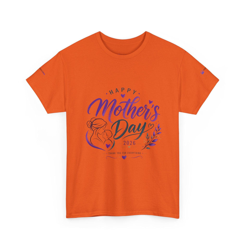 Mother's Day T-Shirt — "Happy Mother's Day 2026" Floral Mom Tee.