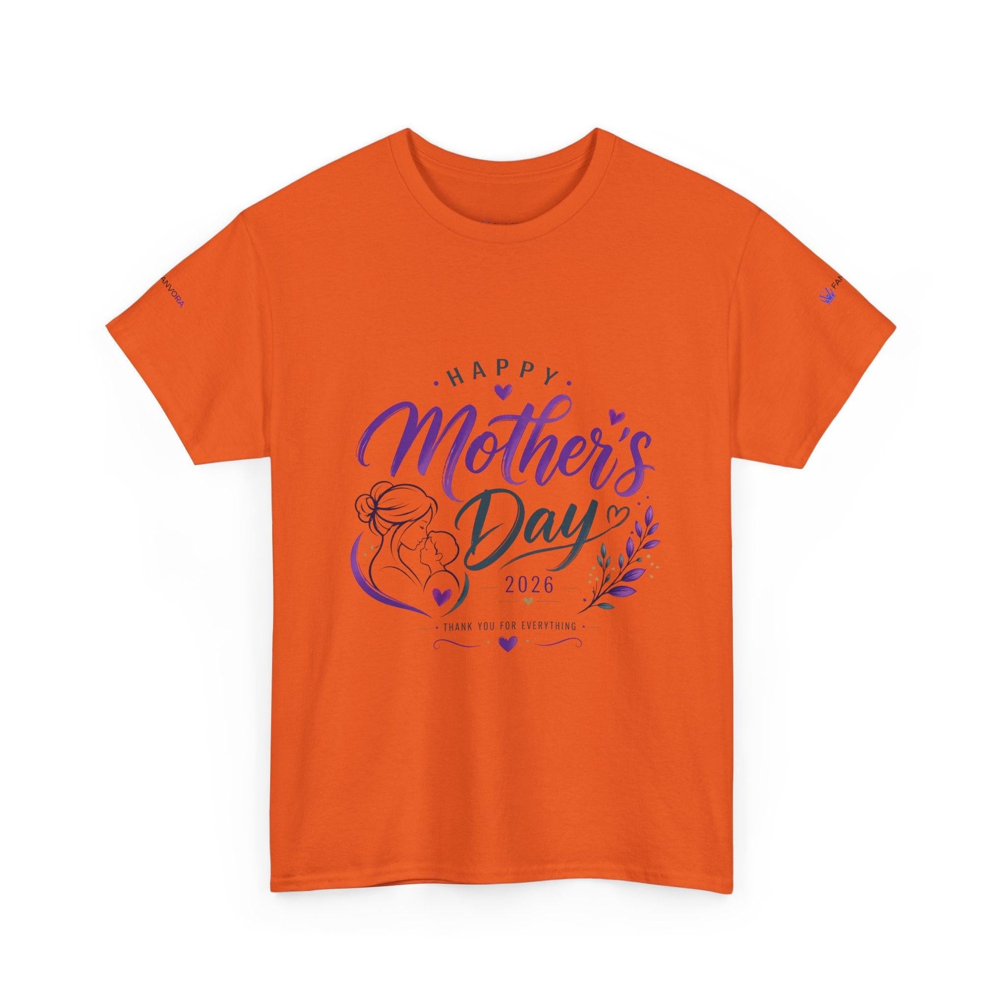 Mother's Day T-Shirt — "Happy Mother's Day 2026" Floral Mom Tee.